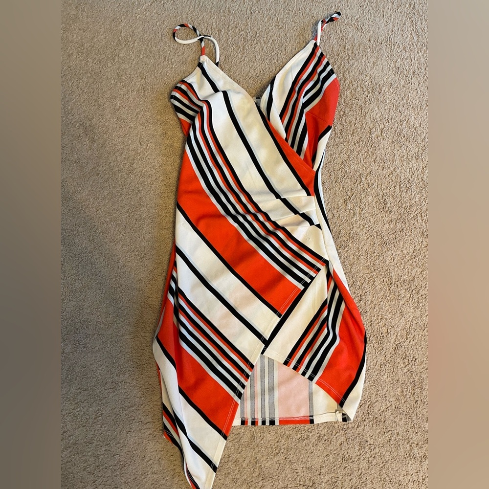Mini spaghetti dress